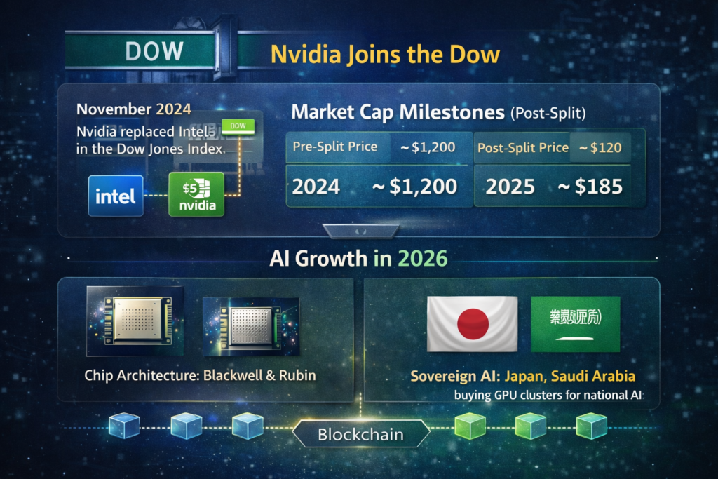Nvidia joins the Dow