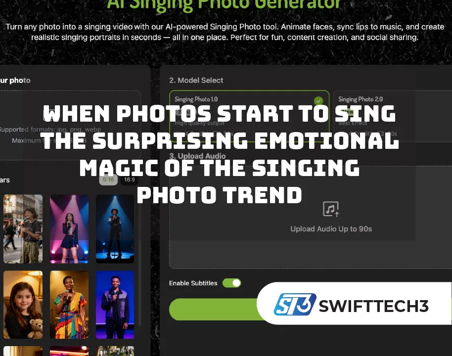 When Photos Start to Sing The Surprising Emotional Magic of the Singing Photo Trend