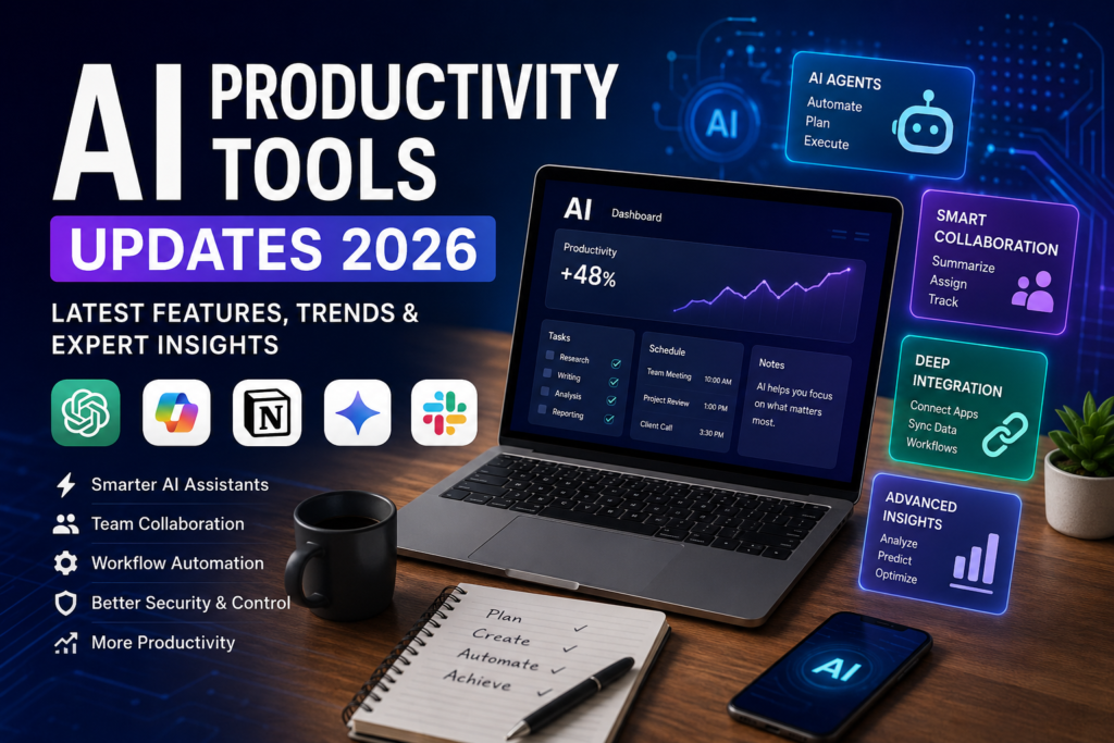 AI Productivity Tools Updates 2026: Biggest Features, Trends, and What They Mean for Everyday Work